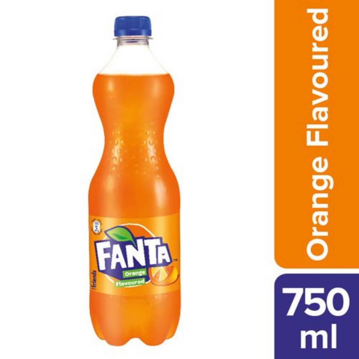 Fanta Orange flavoured, 750 ml