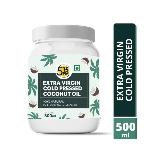 5 15pm extra virgin cold pressed coconut oil for hair growth skin cooking 500ml product images orveo4ehag9 p591079215 0 202202250113