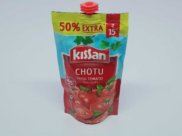 Kissan Ketchup Chotu Fresh Tomato, 130 gram