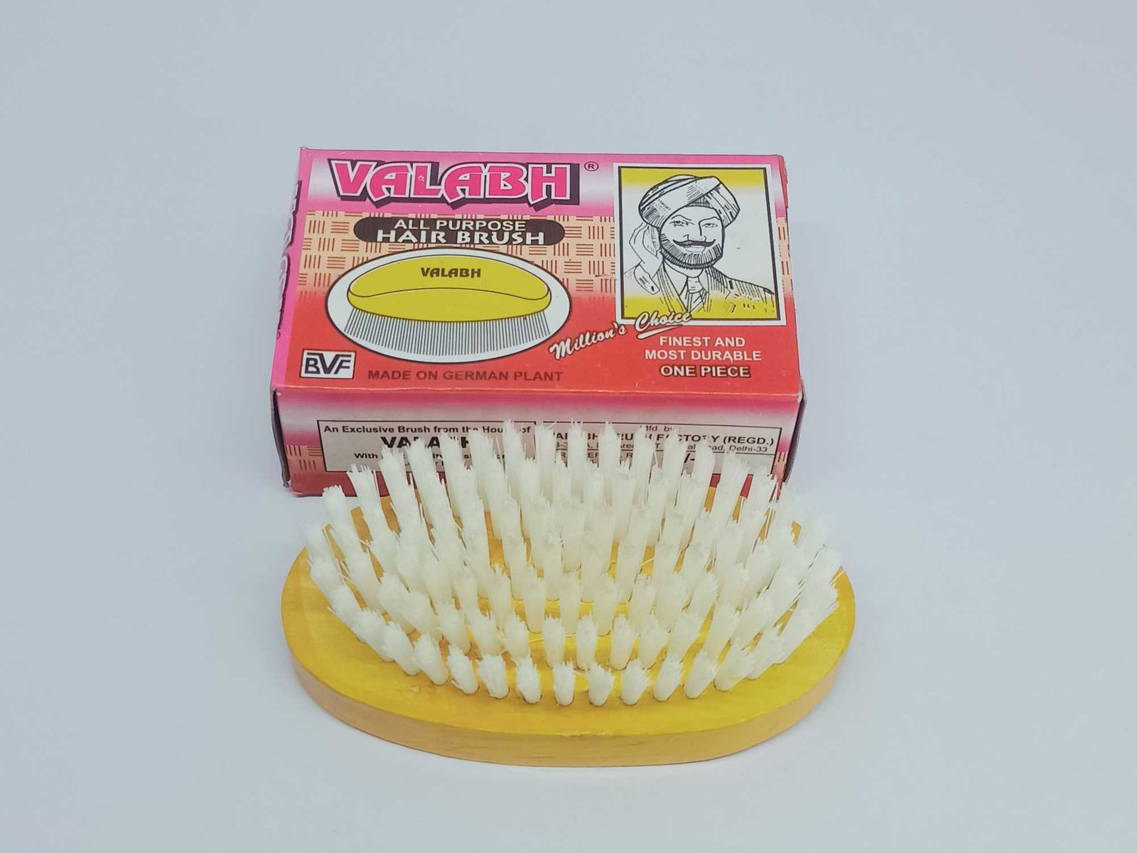 Valabh All Purpose Hair Brush Made in German Plant, No. 350