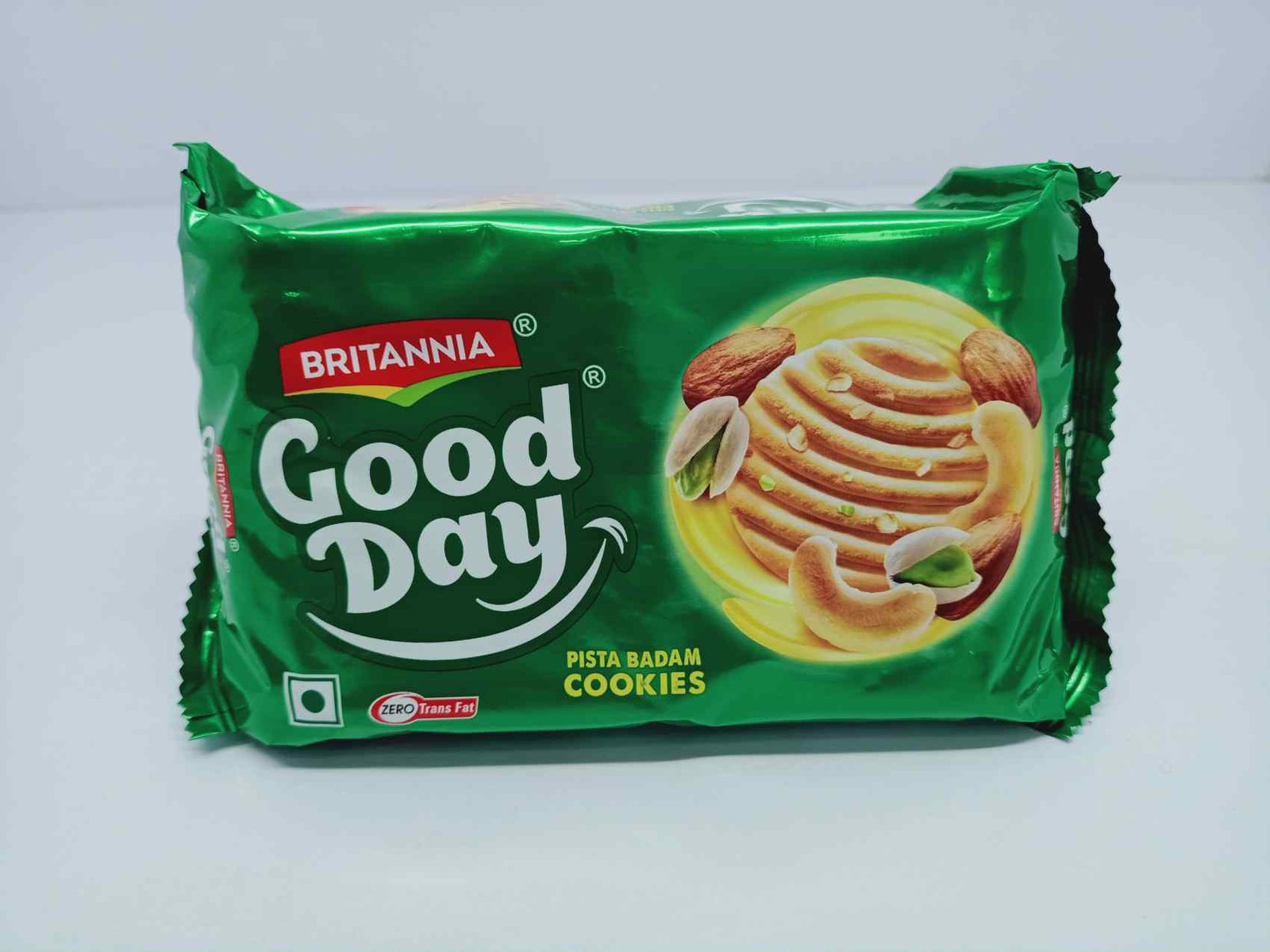 Britannia Good Day Pista badam cookies biscuits, 200 gram