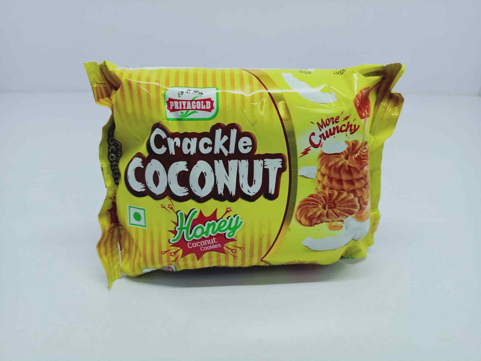 Priyagold crackle coconut Honey coconut cookies biscuits, 80 grams