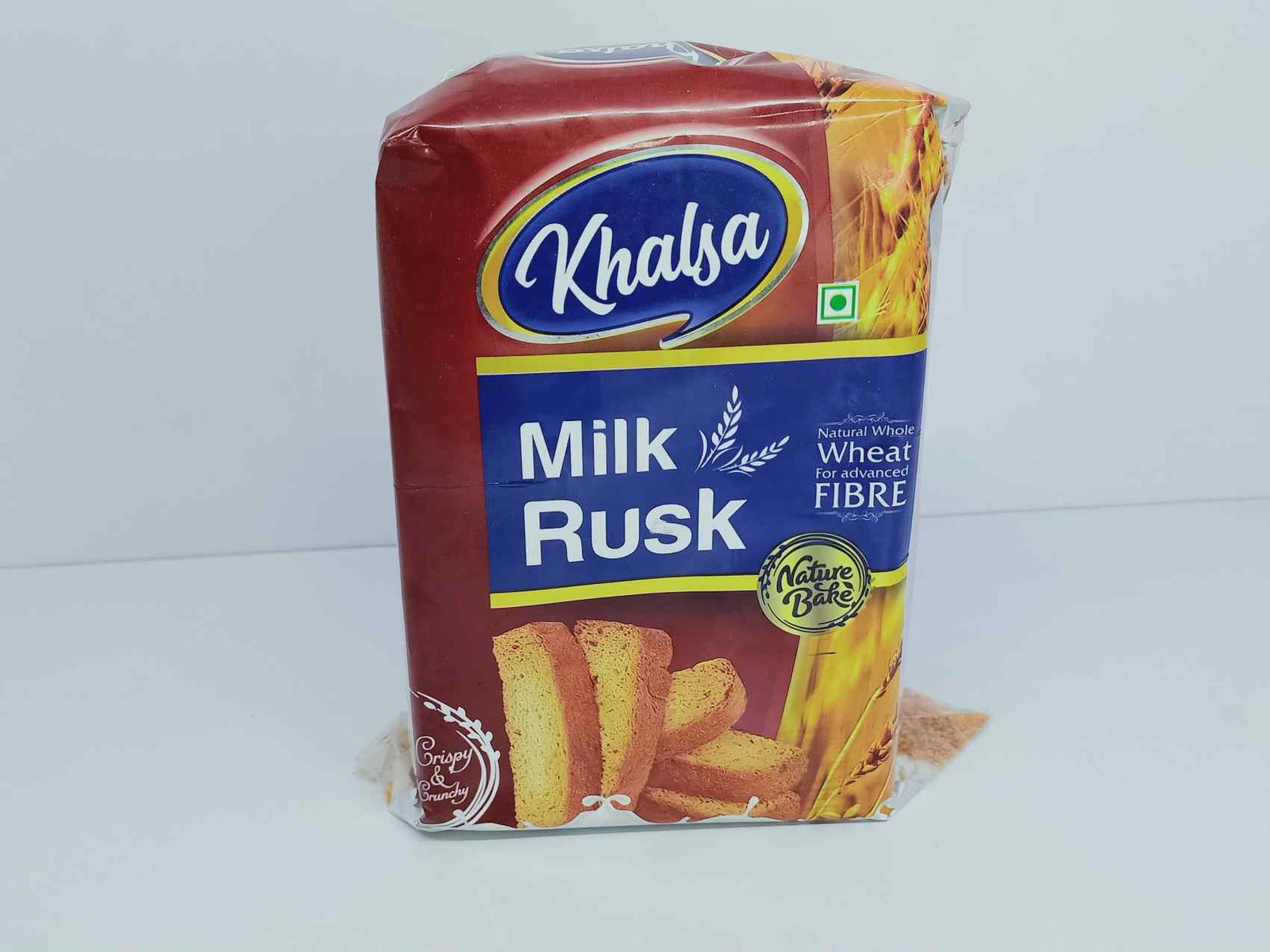 Khalsa milk Rusk, natural whole wheat for advanced fiber, 400 grams