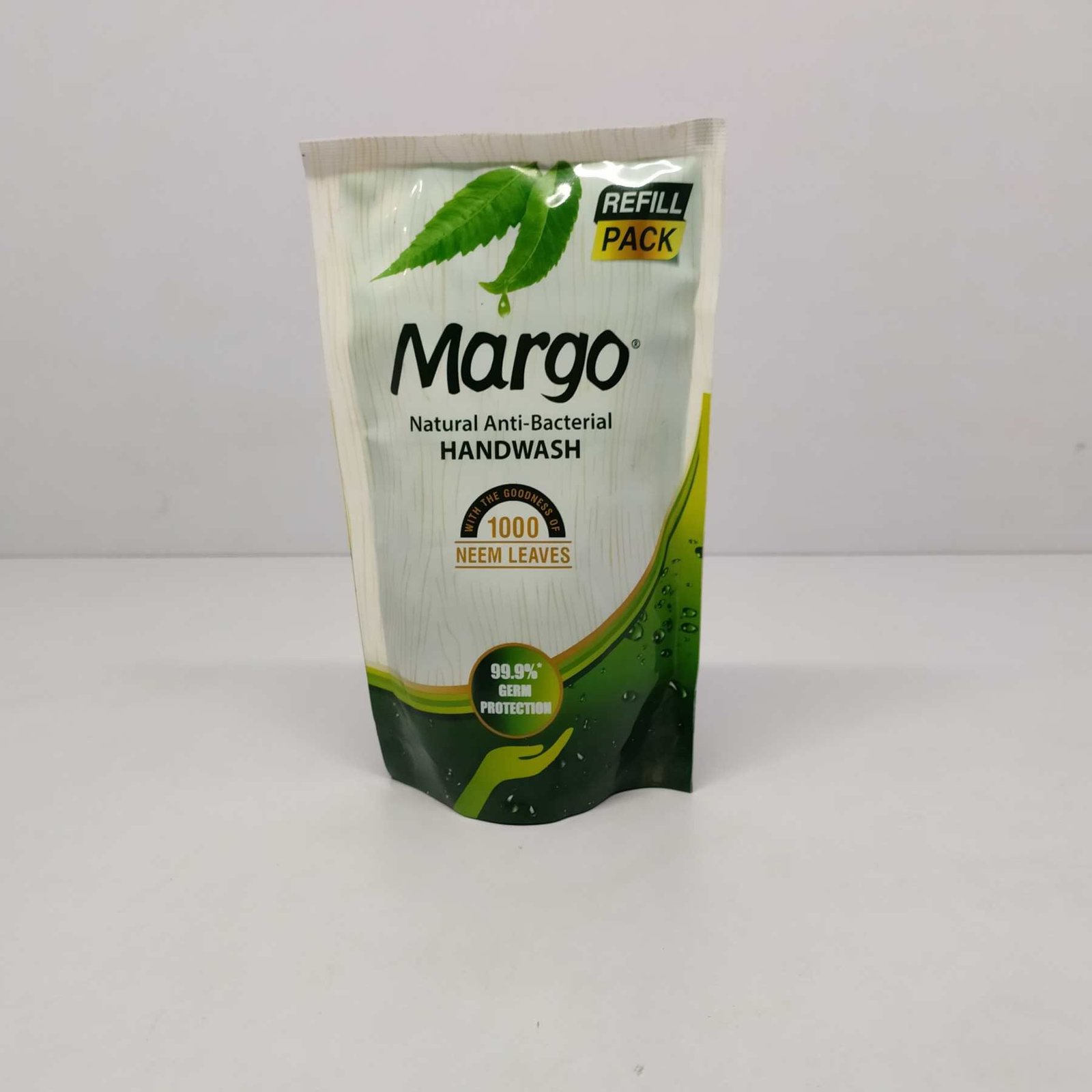 Margo natural anti bacteria hand wash 100% neem leaves 99.9% germ protection,175ml