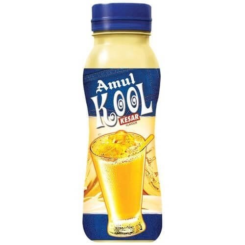 Amul kool Kesar flavour milk, 180 ml
