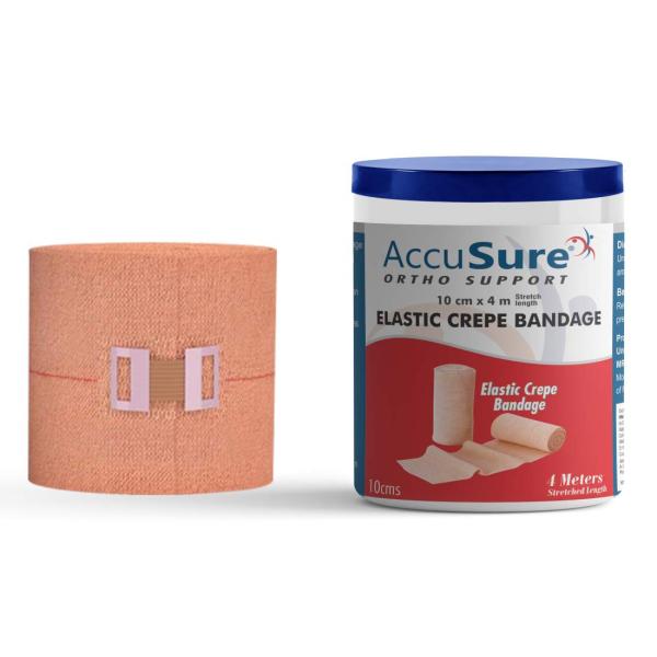 accusure orange elastic crepe bandage with hook and loop closure 6cm x 4mt product images orvdjabrjnb p590949916 0 202112171650