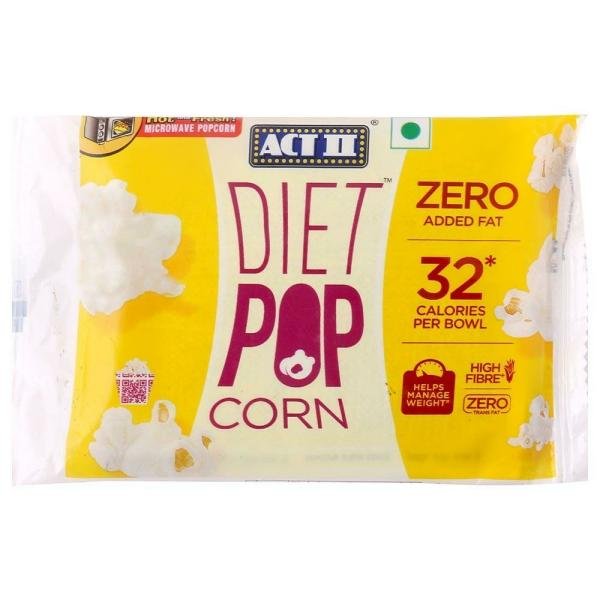 act ii diet zero added fat microwave popcorn 28 g product images o491391516 p590033072 0 202203150526
