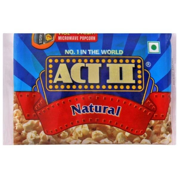 Act II Natural Microwave Popcorn 33 g