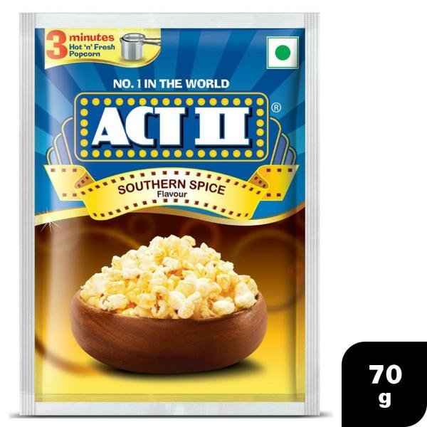 Act II Southern Spice Instant Popcorn 70 g