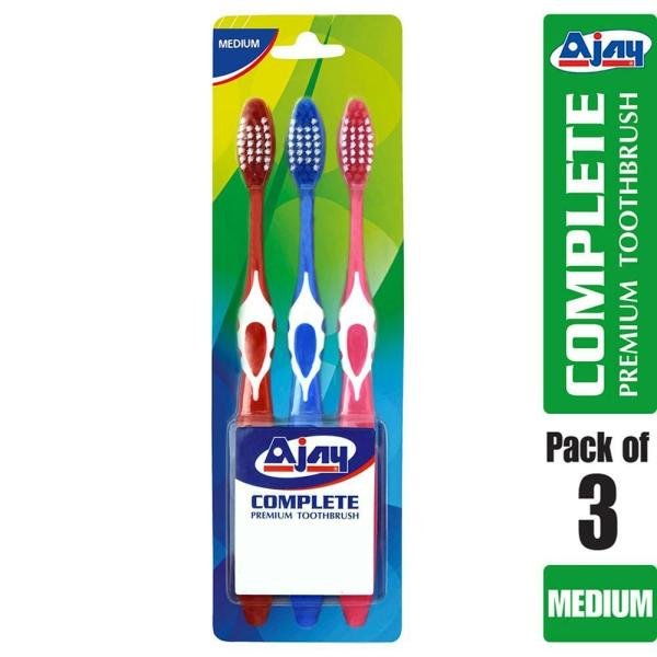 Ajay Complete (Medium) Toothbrush 3 pcs