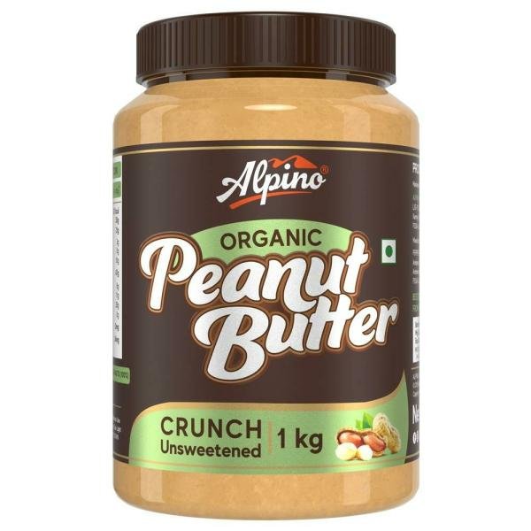 alpino organic crunch unsweetened peanut butter 1 kg product images o492339361 p590339481 0 202203170237