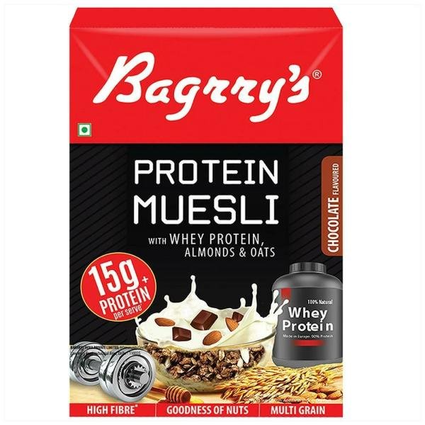 bagrry s chocolate flavor protein museli with whey protein almonds oats 500 g product images o491419470 p590087499 0 202203170808