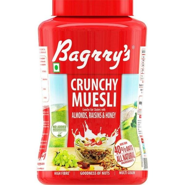 bagrry s crunchy muesli with almonds raisins honey 1 kg product images o490009160 p490009160 0 202203170622