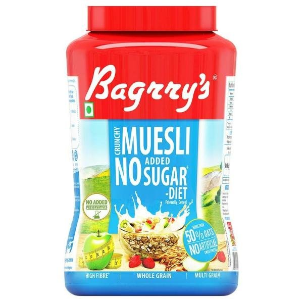 bagrry s diet crunchy muesli no added sugar 1 kg product images o490066607 p490066607 0 202203170804