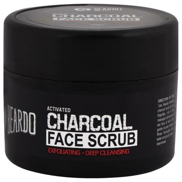 beardo activated charcoal exfoliating deep cleansing face scrub 100 g product images o491504755 p491504755 0 202203150517