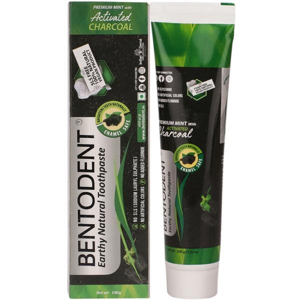 bentodent activated charcoal toothpaste with mint natural sls free 100g product images orv1ytrqxui p591091531 0 202202251004