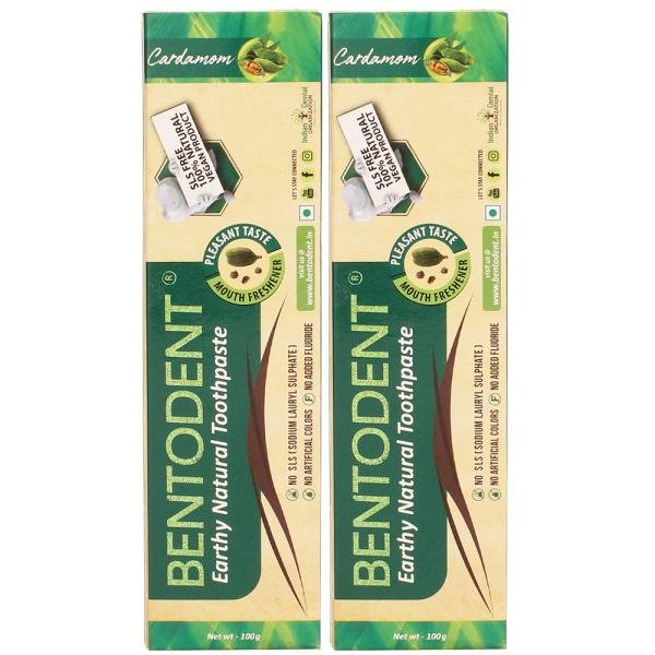 bentodent cardamom natural toothpaste sls free 100g pack of 2 product images orvv9v5om3r p591091519 0 202202251004