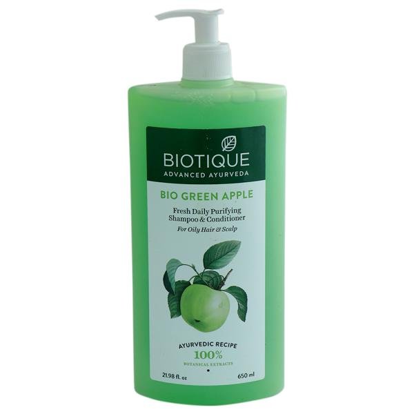 biotique bio green apple fresh daily purifying shampoo 650 ml 0 20210913