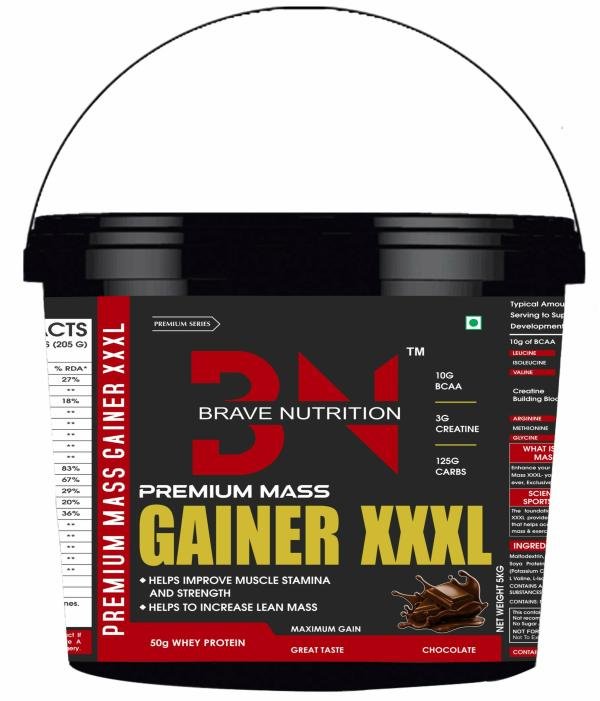 brave nutrition mass gainer xxxl with 50gm protein power of bcaa s creatine arginine 5kg chocolate product images orvlas4s4sa p591129836 0 202202261801