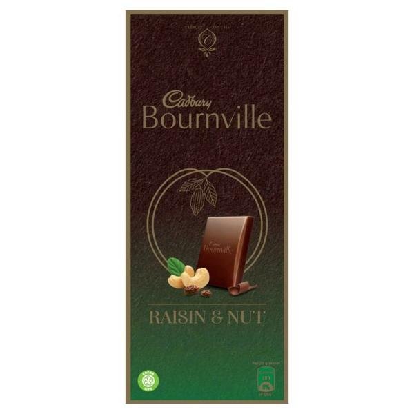 cadbury bournville raisin nut dark chocolate bar 80 g product images o490432631 p490432631 0 202203170739
