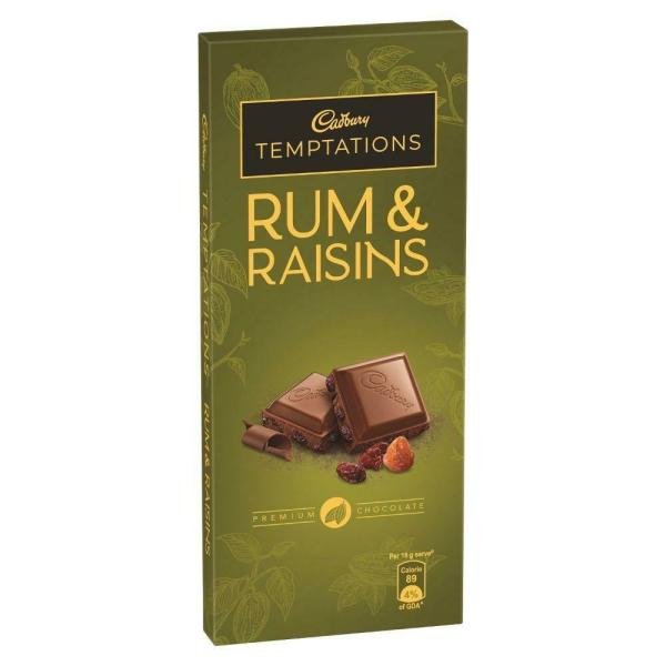 cadbury temptations rum raisins chocolate bar 72 g product images o490992522 p490992522 0 202203170156