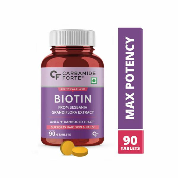 carbamide forte biotin 10000 mcg with keratin bamboo extract for hair growth 90 tablets product images orv7mfg3fm5 p590835759 0 202204062025