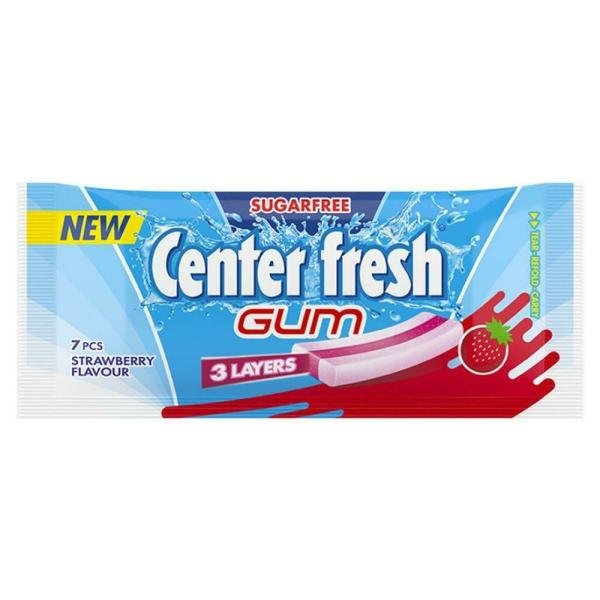 centrefresh 3 layer sugarfree strawberry gum 12 6 g product images o491439721 p590033903 0 202203170314