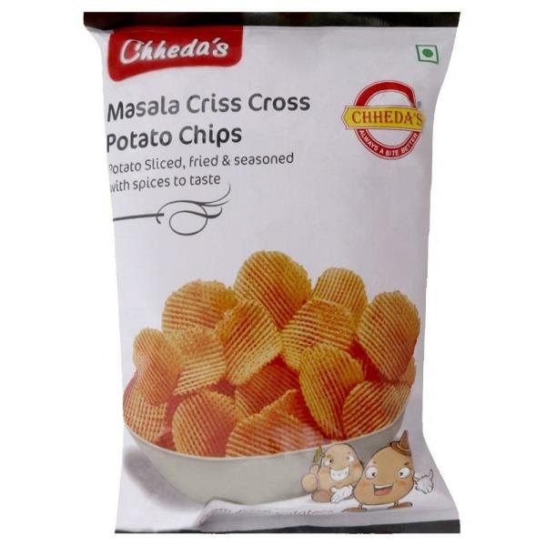 Chheda's Golden Masala Criss Cross Potato Chips 170 g