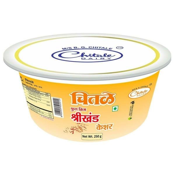 Chitale Keshar Full Cream Shrikhand 250 g (Container)