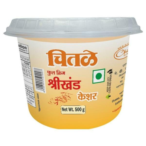 chitale keshar full cream shrikhand 500 g container product images o490010390 p590067380 0 202203151530
