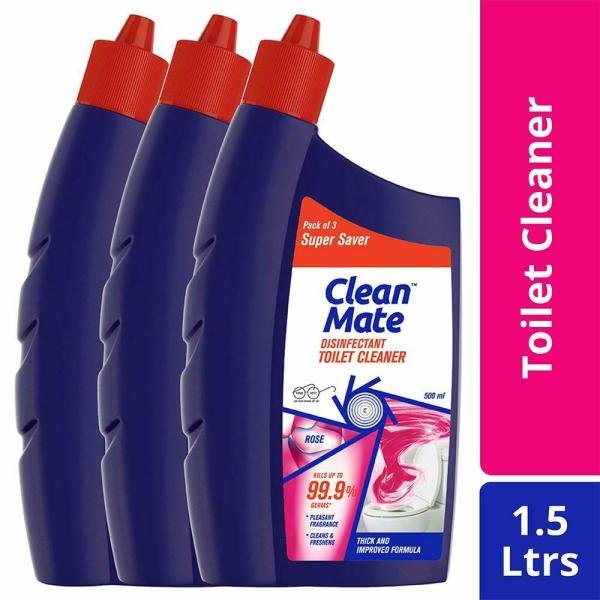 cleanmate rose disinfectant toilet cleaner 500 ml pack of 3 product images o491972085 p590156880 0 202203171024