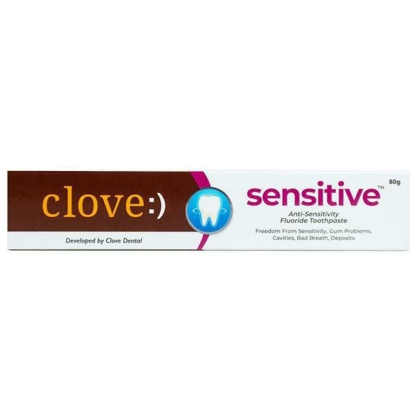 clove sensitivity anti sensitivity fluoride toothpaste 80 g product images o492393105 p590808608 0 202204070405