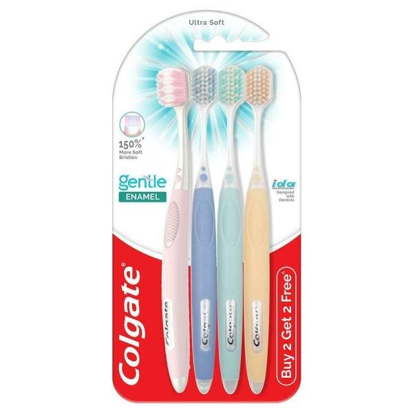 colgate gentle enamel ultra soft toothbrush buy 2 get 2 free product images o491694560 p590116106 0 202203150230