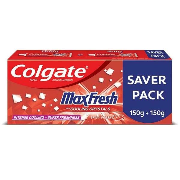 colgate max fresh spicy fresh red gel toothpaste 150 g pack of 2 product images o491016281 p491016281 0 202203170742