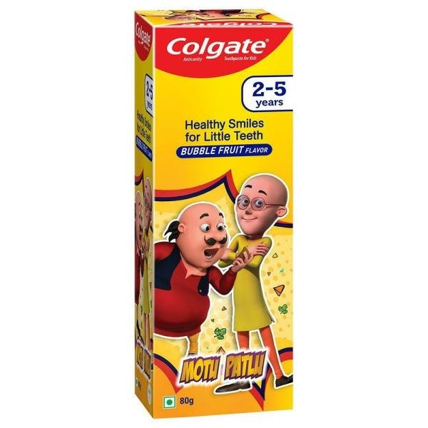 colgate motu patlu bubble fruit flavor kids toothpaste 80 g 2 5 years product images o492519222 p590810518 0 202203150833