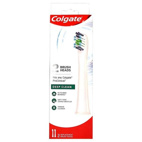 colgate pro clinical 150 battery powered toothbrush refills 2 pcs product images o491935082 p590110813 0 202203150524