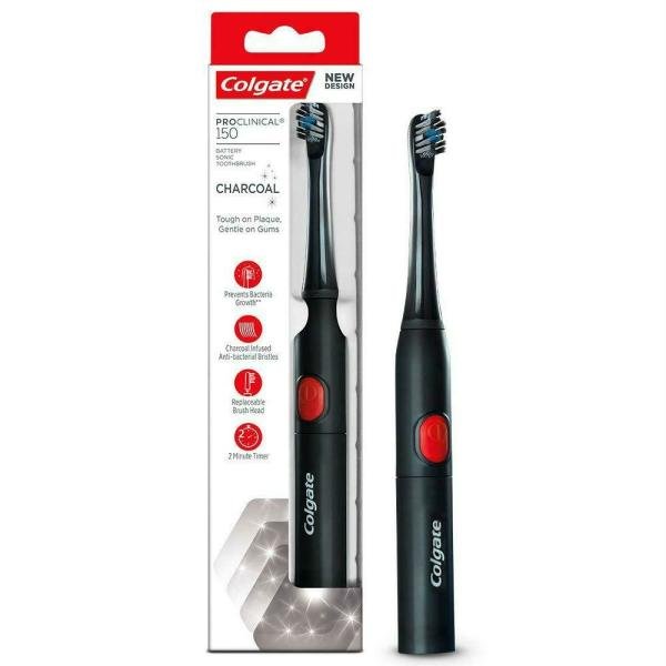 colgate pro clinical 150 charcoal battery powered toothbrush product images o491935081 p590110814 0 202203150516