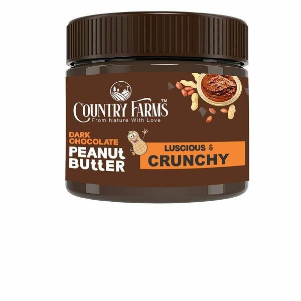 country farms dark chocolate peanut butter high protein peanut butter non gmo gluten free 320gm product images orv8rfoyucp p597514173 0 202301120918
