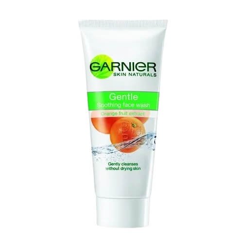 Garnier Skin Naturals Gentle Soothing Face wash Orange Fruit Water, 50 gram