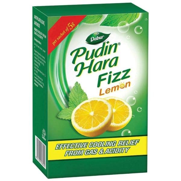 Dabur Lemon Fizz Pudin Hara 5 g (Pack of 6)
