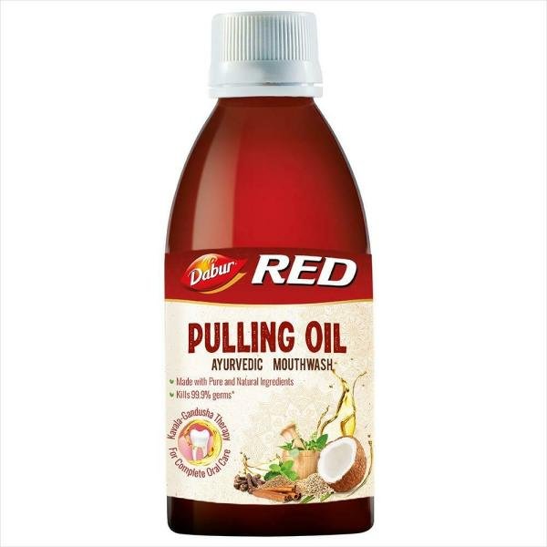 dabur red pulling oil ayurvedic mouthwash 195 ml product images o491900602 p590124485 0 202203150444