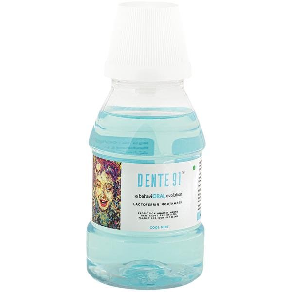 dente91 cool mint alcohol free mouthwash removes 99 0 germs fresh breath pack of 1 150 ml product images orv2hz9gw1v p591164778 0 202202281442