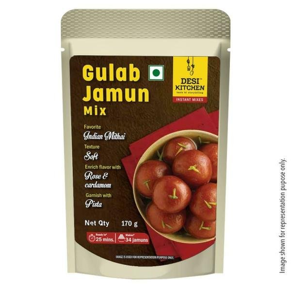 Desi Kitchen Instant Gulab Jamun Mix 170 g