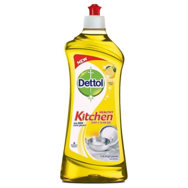 Dettol Healthy Kitchen Lemon Fresh Dish and Slab Gel 750 ml