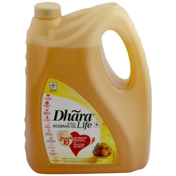dhara life refined ricebran oil 5 l product images o491389959 p590322104 0 202203170554