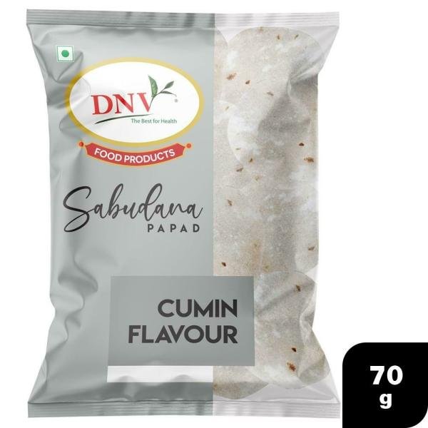 DNV Cumin Sabudana Papad 70 g