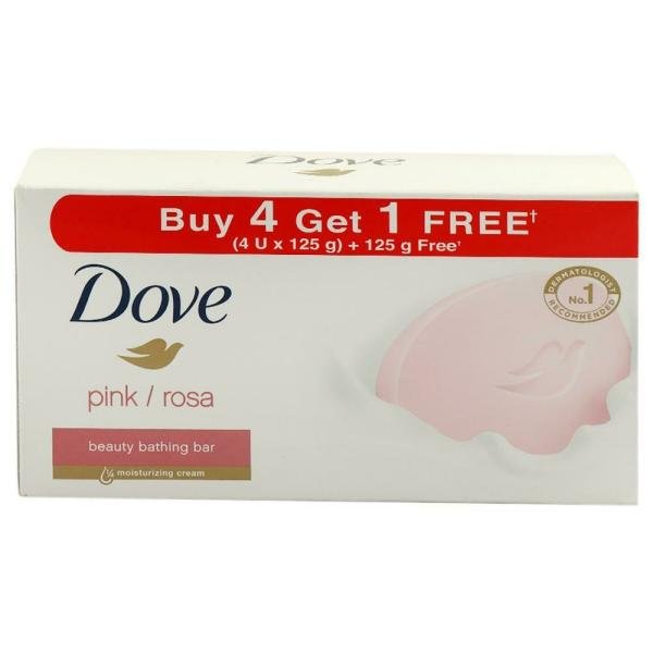 dove pink rosa beauty bathing bar 125 g buy 4 get 1 free product images o491961505 p590806905 0 202203150704