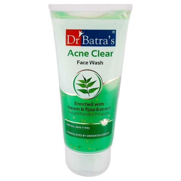 dr batra s acne clear face wash with neem tulsi extract 50 g product images o491436564 p590106005 0 202203150354