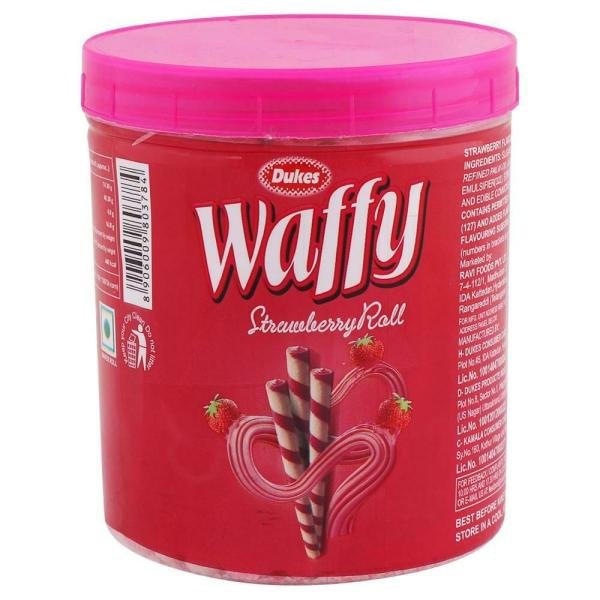 dukes waffy strawberry wafer rolls 250 g product images o490870963 p490870963 0 202203150445