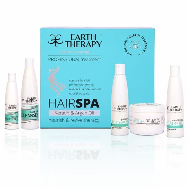 earth therapy hair spa keratin argan oil for nourish revive therapy controls of hair fall 700g product images orvcjkeenzo p591149510 0 202202271305